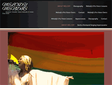 Tablet Screenshot of melodymendis.com